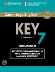 CAMBRIDGE ENGLISH KEY 7 STUDENT'S BOOK PACK (STUDENT'S BOOK WITH ANSWERS AND AUD | 9781107691988 | CAMBRIDGE ENGLISH LANGUAGE ASSESSMENT | Llibreria Online de Vilafranca del Penedès | Comprar llibres en català