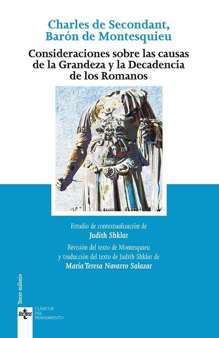 CONSIDERACIONES SOBRE LAS CAUSAS DE LA GRANDEZA Y DECADENCIA DE LOS ROMANOS | 9788430976799 | MONTESQUIEU | Llibreria Online de Vilafranca del Penedès | Comprar llibres en català