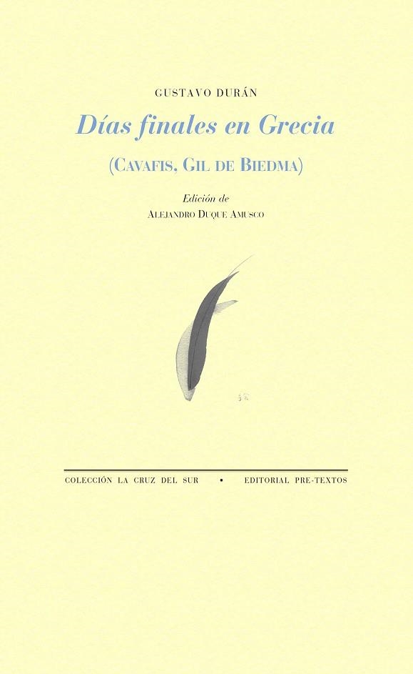 DÍAS FINALES EN GRECIA | 9788417830953 | DURÁN, GUSTAVO | Llibreria Online de Vilafranca del Penedès | Comprar llibres en català