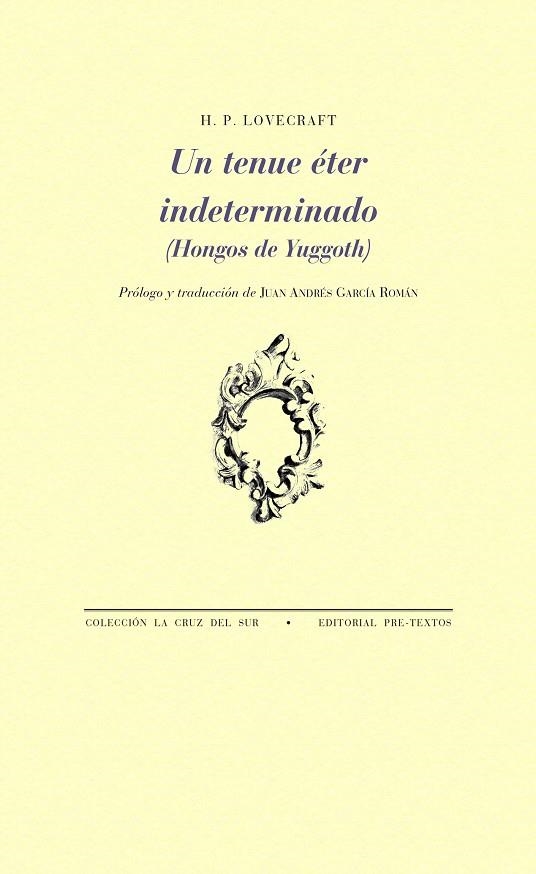 UN TENUE ÉTER INDETERMINADO | 9788417830823 | LOVECRAFT, H. P. | Llibreria Online de Vilafranca del Penedès | Comprar llibres en català