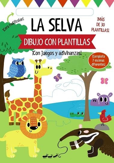 DIBUJO CON PLANTILLAS. LA SELVA | 9788469627044 | GOLDING, ELIZABETH | Llibreria Online de Vilafranca del Penedès | Comprar llibres en català