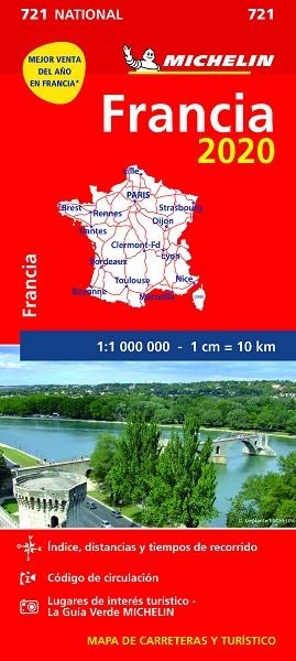 MAPA NATIONAL FRANCIA 2020 | 9782067242715 | VARIOS AUTORES | Llibreria Online de Vilafranca del Penedès | Comprar llibres en català