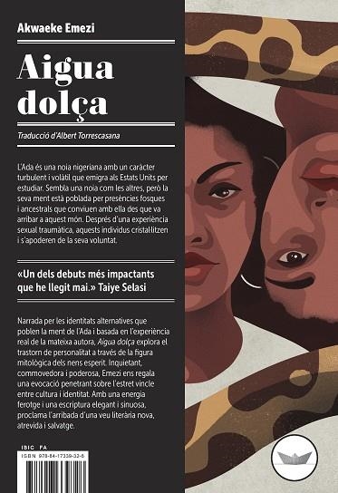 AIGUA DOLÇA | 9788417339326 | EMEZI, AKWAEKE | Llibreria Online de Vilafranca del Penedès | Comprar llibres en català