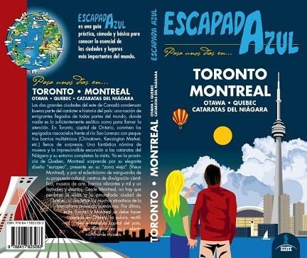 TORONTO Y MONTREAL ESCAPADA | 9788417823283 | CABRERA, DANIEL/GARCÍA, JESÚS | Llibreria L'Odissea - Libreria Online de Vilafranca del Penedès - Comprar libros