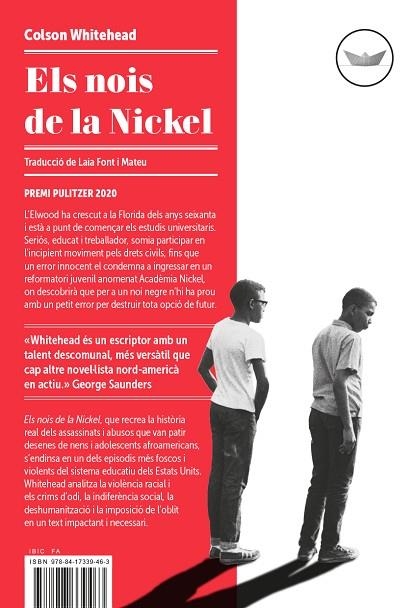 ELS NOIS DE LA NICKEL | 9788417339463 | WHITEHEAD, COLSON | Llibreria Online de Vilafranca del Penedès | Comprar llibres en català