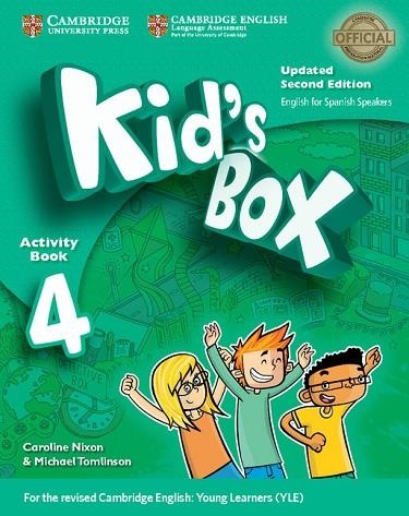 KID'S BOX LEVEL 4 ACTIVITY BOOK WITH CD ROM AND MY HOME BOOKLET UPDATED ENGLISH | 9788490369159 | NIXON, CAROLINE/TOMLINSON, MICHAEL/GRAINGER, KIRSTIE | Llibreria Online de Vilafranca del Penedès | Comprar llibres en català