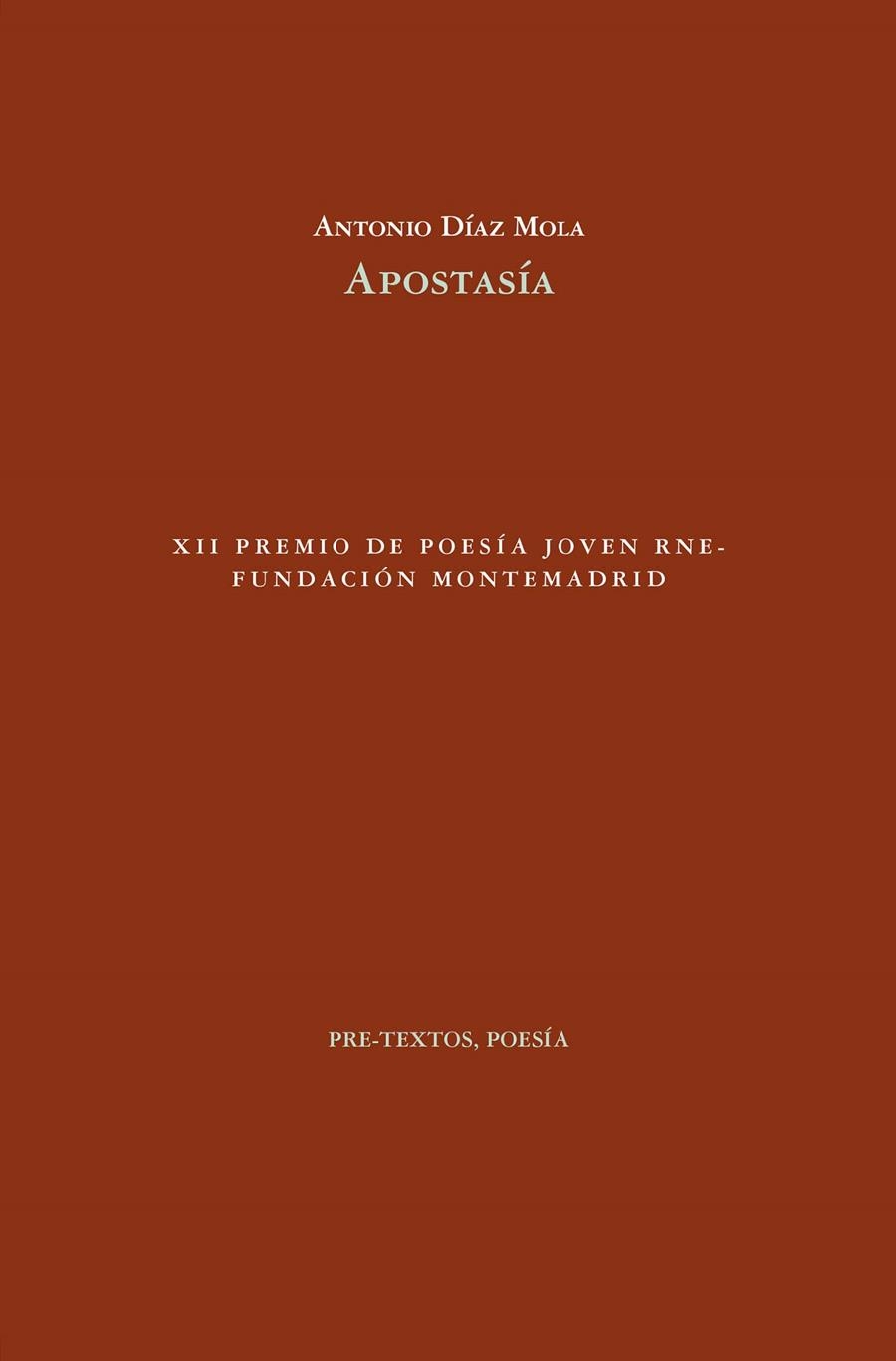 APOSTASÍA | 9788418178399 | DÍAZ MOLA, ANTONIO | Llibreria Online de Vilafranca del Penedès | Comprar llibres en català