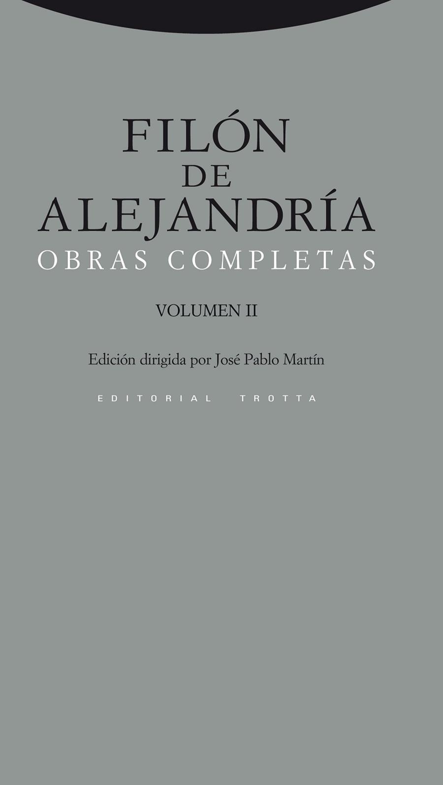 FILON DE ALEJANDRIA OBRAS COMPLETAS VOLUMEN II | 9788498791518 | DE ALEJANDRÍA, FILÓN | Llibreria Online de Vilafranca del Penedès | Comprar llibres en català