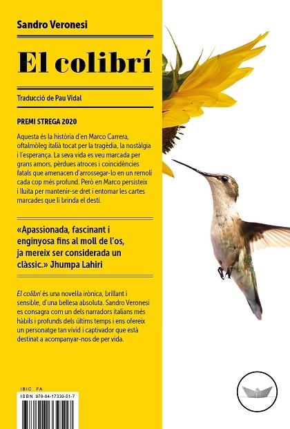 EL COLIBRÍ | 9788417339517 | VERONESI, SANDRO | Llibreria Online de Vilafranca del Penedès | Comprar llibres en català