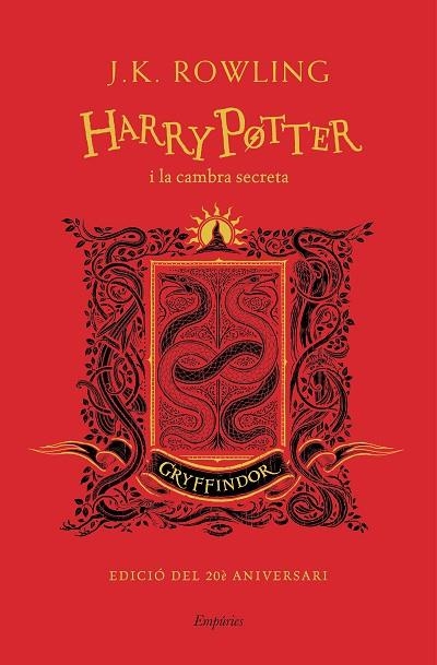 HARRY POTTER I LA CAMBRA SECRETA (GRYFFINDOR) | 9788417879600 | ROWLING, J.K. | Llibreria Online de Vilafranca del Penedès | Comprar llibres en català