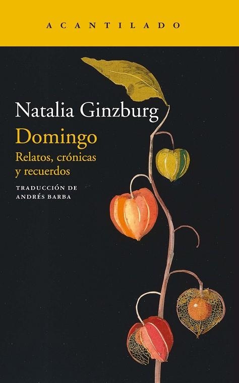 DOMINGO | 9788418370151 | GINZBURG, NATALIA | Llibreria Online de Vilafranca del Penedès | Comprar llibres en català