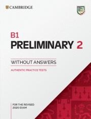 B1 PRELIMINARY 2. STUDENT'S BOOK WITHOUT ANSWERS | 9781108748759 | DESCONOCIDO | Llibreria Online de Vilafranca del Penedès | Comprar llibres en català