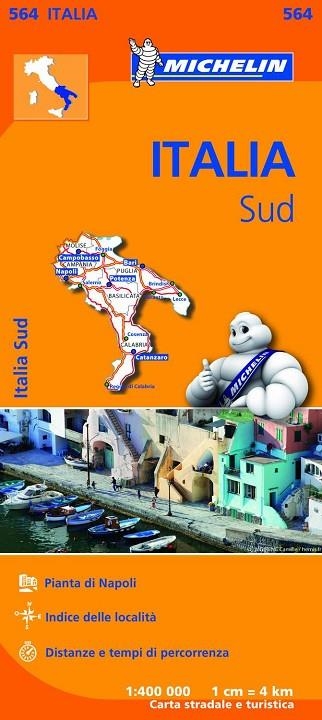 MAPA REGIONAL ITALIA SUD | 9782067184053 | MICHELIN | Llibreria Online de Vilafranca del Penedès | Comprar llibres en català