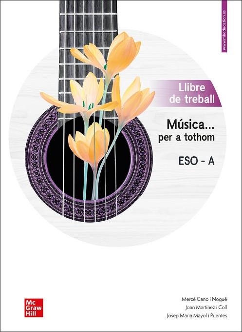 MUSICA ... PER A TOTHOM - ESO A. QUADERN | 9788448615833 | CANO NOGUÉ,MERCÈ/MARTÍNEZ COLL,JOAN/MAYOL PUENTES,JOSEP MARIA | Llibreria Online de Vilafranca del Penedès | Comprar llibres en català