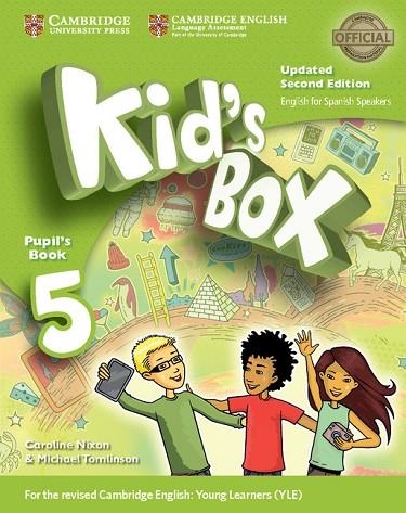 KID'S BOX LEVEL 5 PUPIL'S BOOK UPDATED ENGLISH FOR SPANISH SPEAKERS 2ND EDITION | 9788490366554 | NIXON, CAROLINE/TOMLINSON, MICHAEL | Llibreria Online de Vilafranca del Penedès | Comprar llibres en català