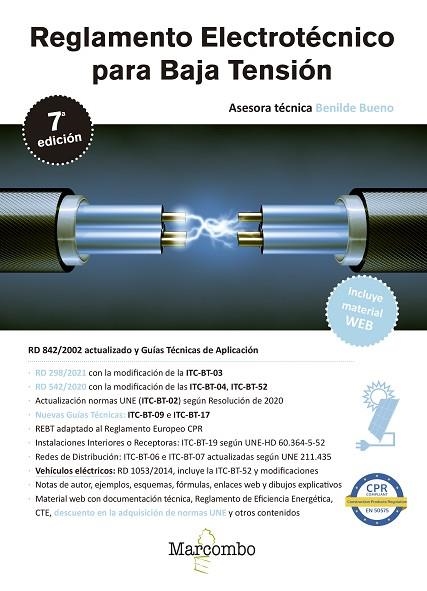 REGLAMENTO ELECTROTÉCNICO PARA BAJA TENSIÓN 7.ª EDICIÓN | 9788426733719 | BUENO, BENILDE | Llibreria Online de Vilafranca del Penedès | Comprar llibres en català