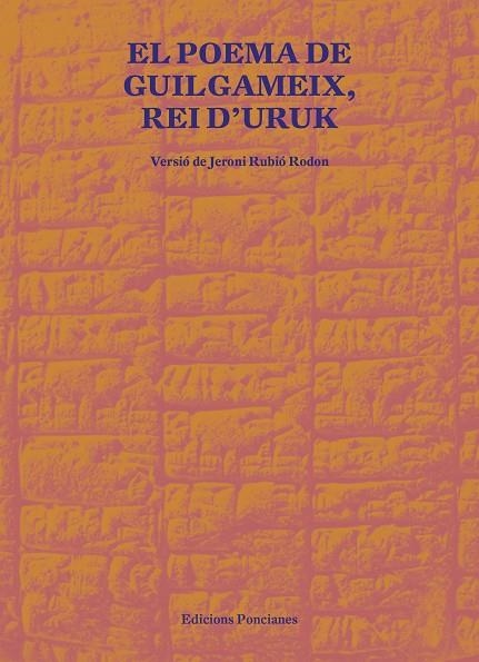 POEMA DE GUILGAMEIX, REI D'URUK | 9788418693021 | Llibreria Online de Vilafranca del Penedès | Comprar llibres en català