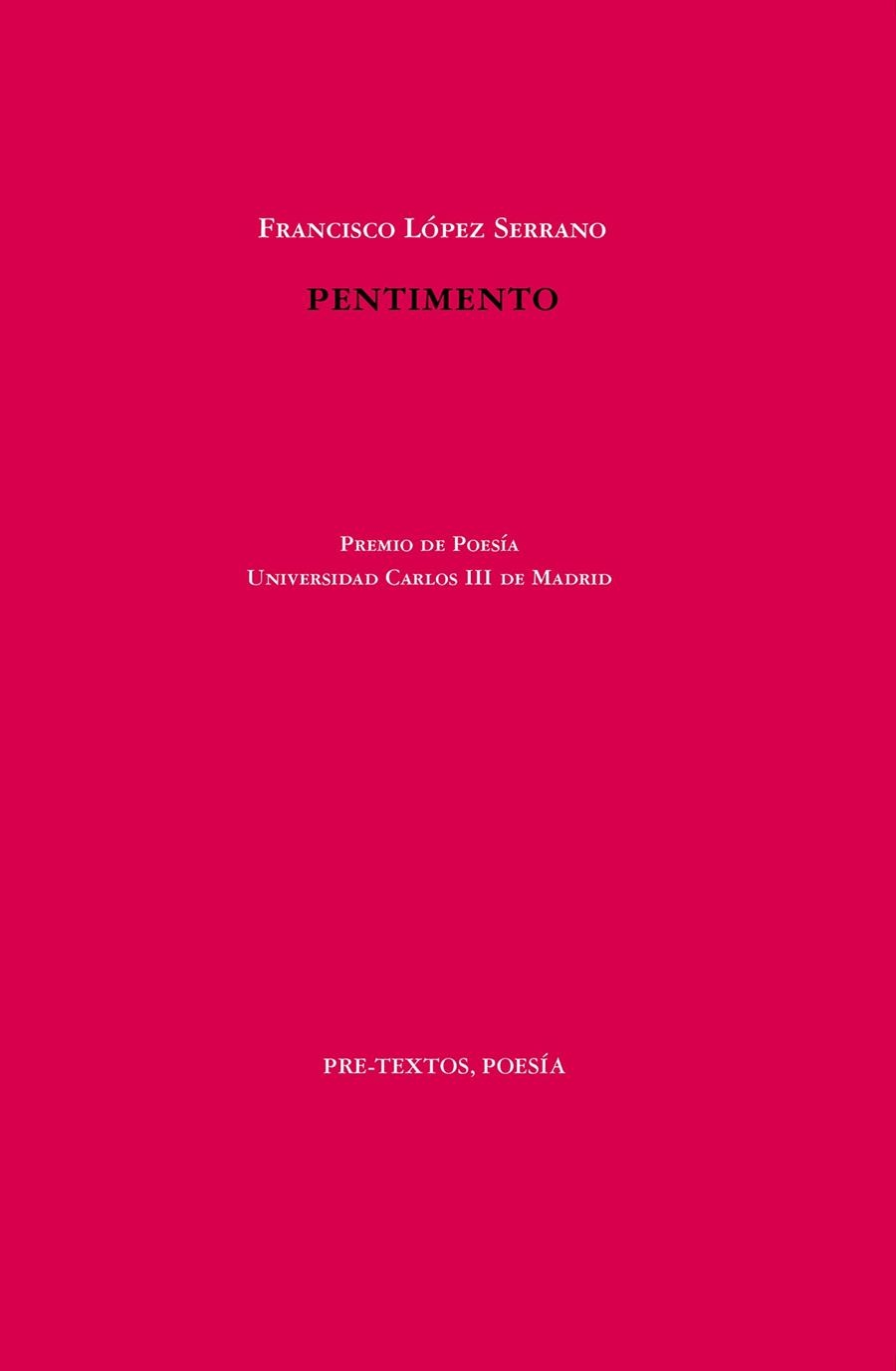 PENTIMENTO | 9788418935275 | LÓPEZ SERRANO, FRANCISCO | Llibreria Online de Vilafranca del Penedès | Comprar llibres en català