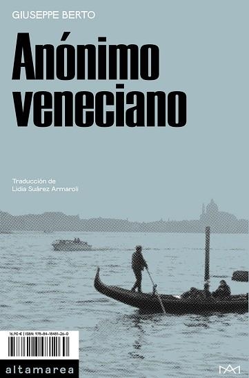 ANÓNIMO VENECIANO | 9788418481260 | BERTO, GIUSEPPE | Llibreria Online de Vilafranca del Penedès | Comprar llibres en català