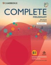 COMPLETE PRELIMINARY SECOND EDITION. WORKBOOK WITH ANSWERS WITH AUDIO DOWNLOAD. | 9781108525794 | ANÓNIMO | Llibreria Online de Vilafranca del Penedès | Comprar llibres en català