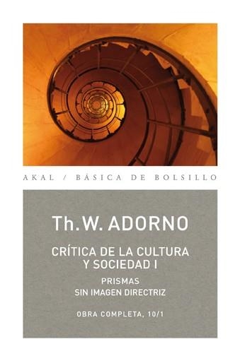 CRÍTICA DE LA CULTURA Y SOCIEDAD I | 9788446016748 | ADORNO, THEODOR W. | Llibreria Online de Vilafranca del Penedès | Comprar llibres en català