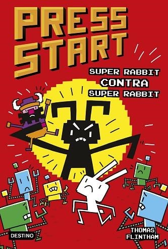 PRESS START 4 SUPER RABBIT CONTRA SUPER RABBIT | 9788408253969 | FLINTHAM, THOMAS | Llibreria Online de Vilafranca del Penedès | Comprar llibres en català