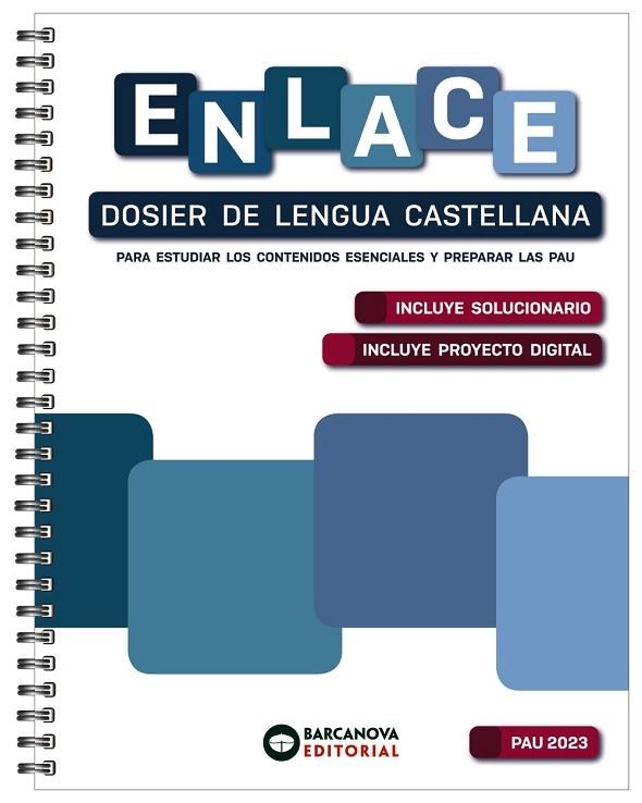 ENLACE. DOSIER DE LENGUA CASTELLANA PARA LAS PAU 2023 | 9788448958435 | CÁNOVAS, GERMÁN | Llibreria Online de Vilafranca del Penedès | Comprar llibres en català