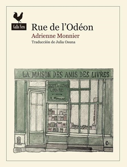 RUE DE L'ODÉON | 9788419168085 | MONNIER, ADRIENNE | Llibreria Online de Vilafranca del Penedès | Comprar llibres en català