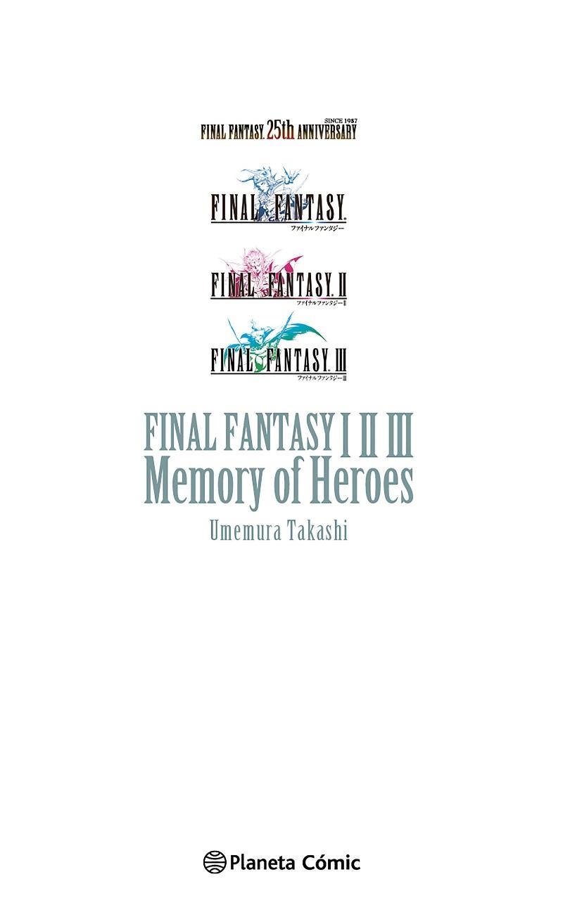 FINAL FANTASY I, II, III MEMORY OF HEROES (NOVELA) | 9788411129695 | UMEMURA, TAKASHI | Llibreria Online de Vilafranca del Penedès | Comprar llibres en català