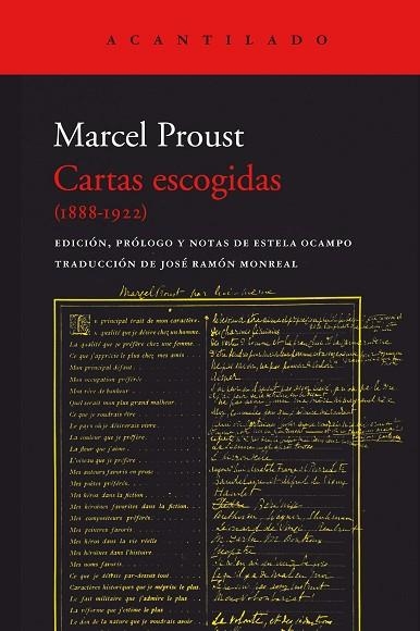 CARTAS ESCOGIDAS (1888-1922) | 9788419036100 | PROUST, MARCEL | Llibreria L'Odissea - Libreria Online de Vilafranca del Penedès - Comprar libros