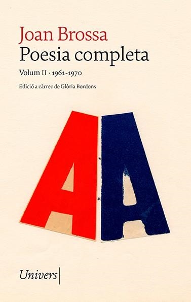 POESIA COMPLETA | 9788418887352 | BROSSA, JOAN | Llibreria Online de Vilafranca del Penedès | Comprar llibres en català