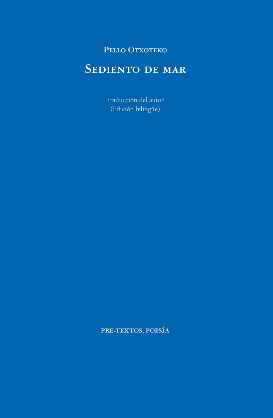 SEDIENTO DE MAR | 9788418935893 | OTXOTEKO, PELLO | Llibreria Online de Vilafranca del Penedès | Comprar llibres en català