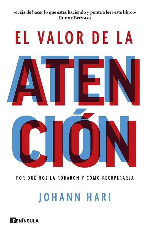 EL VALOR DE LA ATENCIÓN | 9788411001298 | HARI, JOHANN | Llibreria Online de Vilafranca del Penedès | Comprar llibres en català