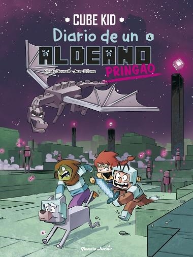 MINECRAFT DIARIO DE UN ALDEANO PRINGAO CÓMIC 4 | 9788408266662 | CUBE KID | Llibreria Online de Vilafranca del Penedès | Comprar llibres en català