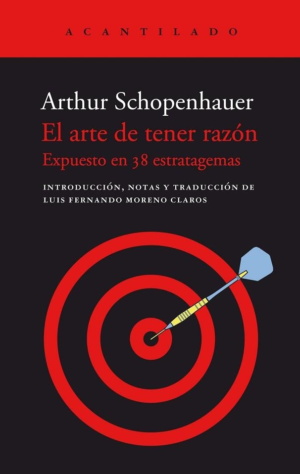 EL ARTE DE TENER RAZÓN | 9788419036377 | SCHOPENHAUER, ARTHUR | Llibreria L'Odissea - Libreria Online de Vilafranca del Penedès - Comprar libros