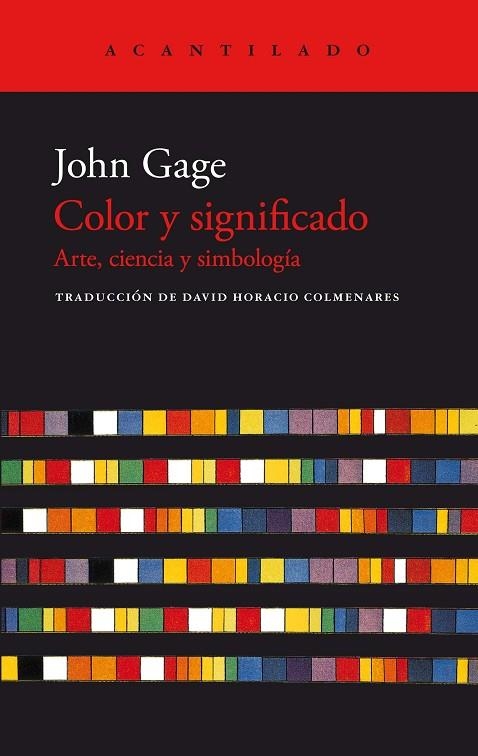 COLOR Y SIGNIFICADO | 9788419036407 | GAGE, JOHN | Llibreria Online de Vilafranca del Penedès | Comprar llibres en català