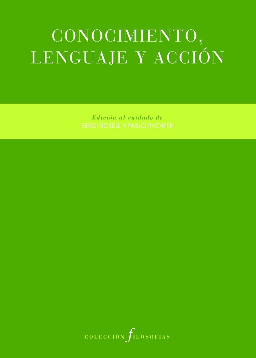 CONOCIMIENTO LENGUAJE Y ACCIÓN | 9788419633118 | VARIOS AUTORES | Llibreria Online de Vilafranca del Penedès | Comprar llibres en català