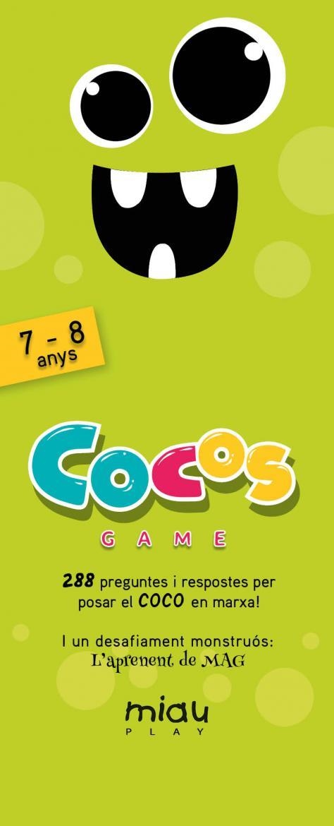 COCOS GAME 7 - 8 ANYS | 9788416082285 | OROZCO, MARÍA JOSÉ/RAMOS, ÁNGEL MANUEL/RODRÍGUEZ, CARLOS MIGUEL | Llibreria Online de Vilafranca del Penedès | Comprar llibres en català