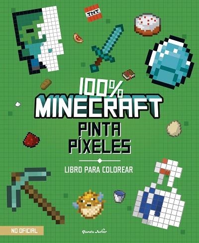 100 MINECRAFT PINTA PIXELES | 9788408271970 | AA. VV. | Llibreria Online de Vilafranca del Penedès | Comprar llibres en català