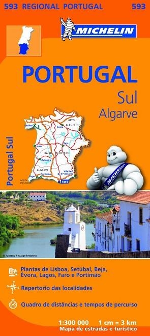 MAPA REGIONAL PORTUGAL SUL  ALGARVE | 9782067184770 | VARIOS AUTORES | Llibreria Online de Vilafranca del Penedès | Comprar llibres en català