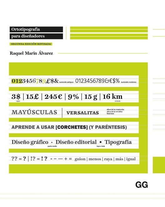 ORTOTIPOGRAFIA PARA DISEÑADORES | 9788425234712 | MARÍN ÁLVAREZ, RAQUEL | Llibreria Online de Vilafranca del Penedès | Comprar llibres en català