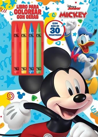 MICKEY LIBRO PARA COLOREAR CON CERAS | 9788418940217 | DISNEY | Llibreria Online de Vilafranca del Penedès | Comprar llibres en català