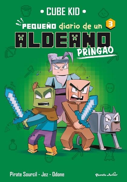 MINECRAFT PEQUEÑO DIARIO DE UN ALDEANO PRINGAO 3 | 9788408275725 | CUBE KID | Llibreria Online de Vilafranca del Penedès | Comprar llibres en català