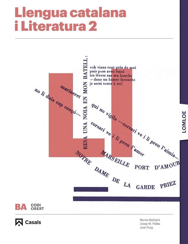 LLENGUA CATALANA I LITERATURA 2 BA | 9788421874721 | VARIOS AUTORES | Llibreria Online de Vilafranca del Penedès | Comprar llibres en català