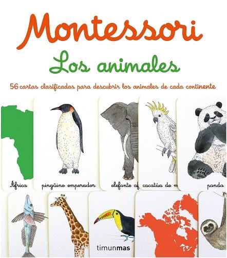 MONTESSORI LOS ANIMALES | 9788408267805 | HERRMANN, ÈVE/TCHOUKRIEL, EMMANUELLE | Llibreria Online de Vilafranca del Penedès | Comprar llibres en català