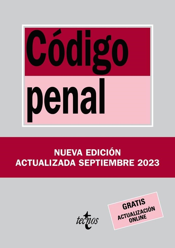 CODIGO PENAL | 9788430988419 | EDITORIAL TECNOS | Llibreria L'Odissea - Libreria Online de Vilafranca del Penedès - Comprar libros