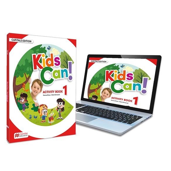 KIDS CAN! 1 ACTIVITY BOOK CAPITAL LETTERS CUADERNO ACTIVIDADES VERSION MAYUSCULA | 9781035103492 | OMEROND, MARK/SHAW, DONNA | Llibreria Online de Vilafranca del Penedès | Comprar llibres en català