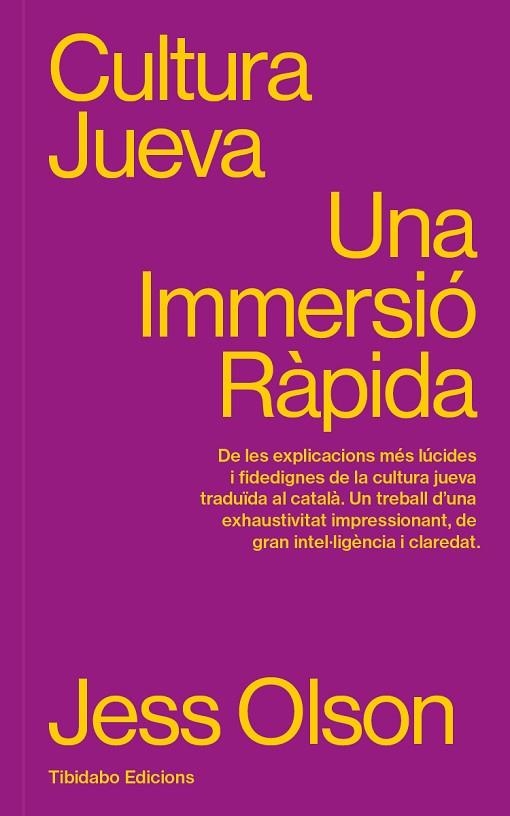 CULTURA JUEVA | 9788410013056 | OLSON, JESS | Llibreria Online de Vilafranca del Penedès | Comprar llibres en català