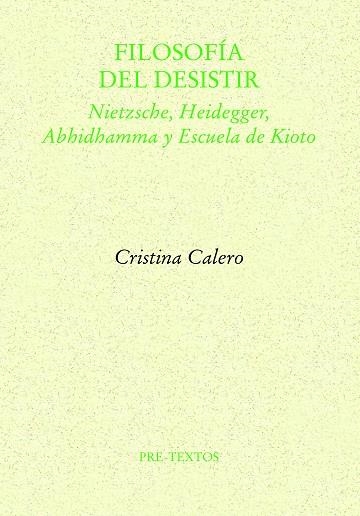 FILOSOFÍA DEL DESISTIR | 9788419633491 | CALERO, CRISTINA | Llibreria Online de Vilafranca del Penedès | Comprar llibres en català