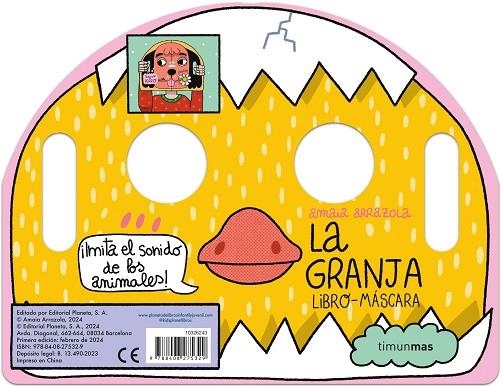 LA GRANJA LIBRO-MÁSCARA | 9788408275329 | ARRAZOLA, AMAIA | Llibreria Online de Vilafranca del Penedès | Comprar llibres en català